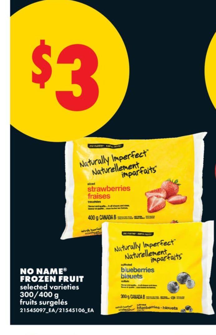NO NAME® FRUIT SURGELÉ, 300/400 G