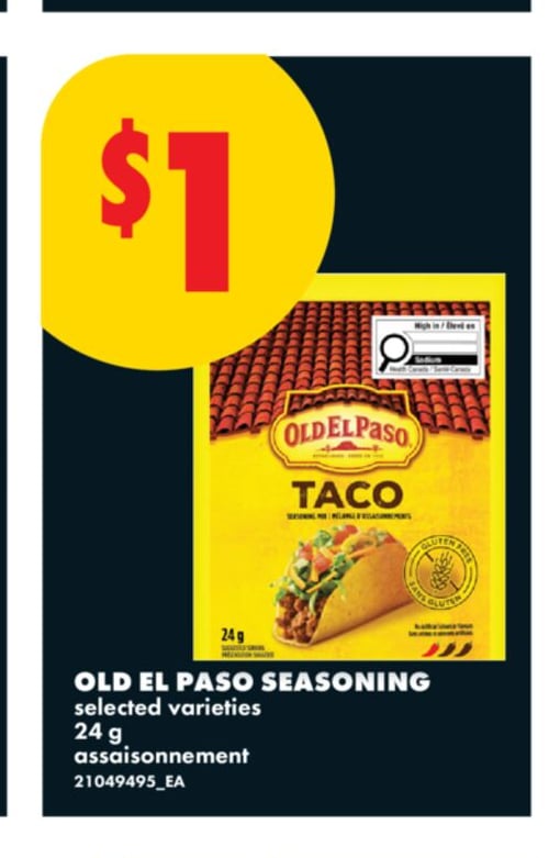 OLD EL PASO SEASONING, 24 G