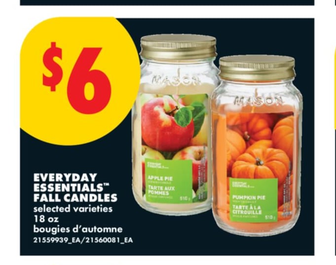 EVERYDAY ESSENTIALS™ FALL CANDLES, 18 oz