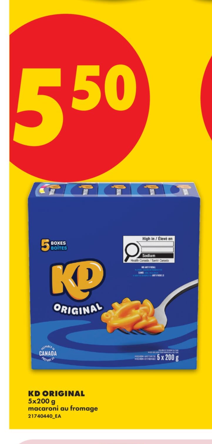 KD ORIGINAL 5 X 200 G