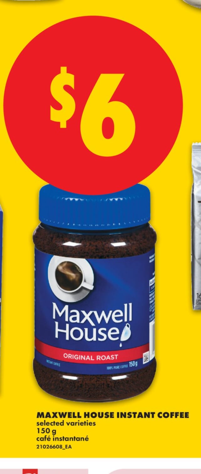 MAXWELL HOUSE INSTANT COFFEE, 150 G