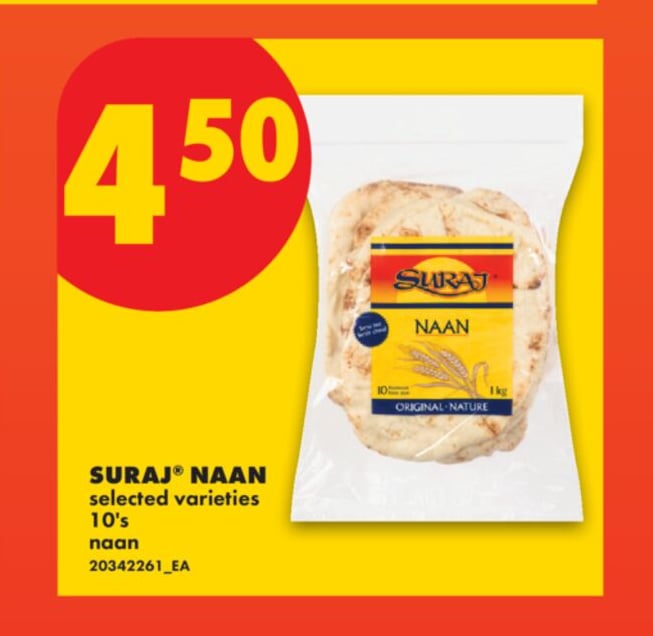 SURAJ® NAAN, 10'S