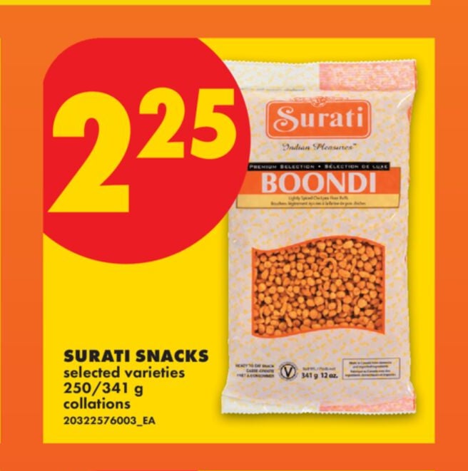 SURATI SNACKS, 250/341 G