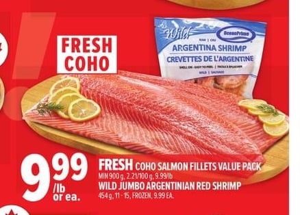 FRESH COHO SALMON FILLETS VALUE PACK