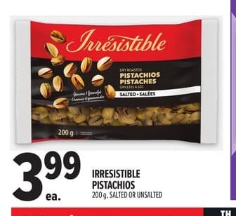 IRRESISTIBLE PISTACHIOS