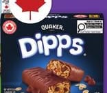 QUAKER CHEWY OR DIPPS GRANOLA BARS