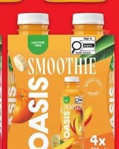 OASIS SMOOTHIES REFRIGERATED JUICE