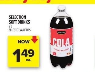 SELECTION SOFT DRINKS