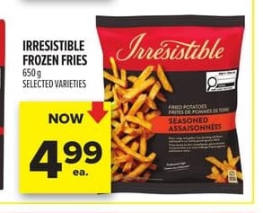 IRRESISTIBLE FROZEN FRIES