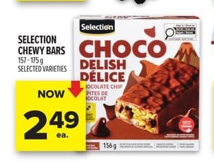 SELECTION CHEWY BARS
