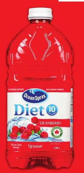OCEAN SPRAY JUICE OR COCKTAIL