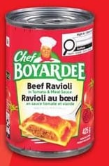 CHEF BOYARDEE CANNED MEALS