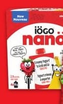 IÖGO NANO DRINKABLE, BUBBLES OR POUCHES YOGURT