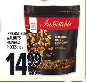 IRRESISTIBLE WALNUTS HALVES & PIECES