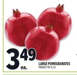 LARGE POMEGRANATES