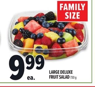 LARGE DELUXE FRUIT SALAD