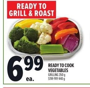 READY TO COOK VEGETABLES