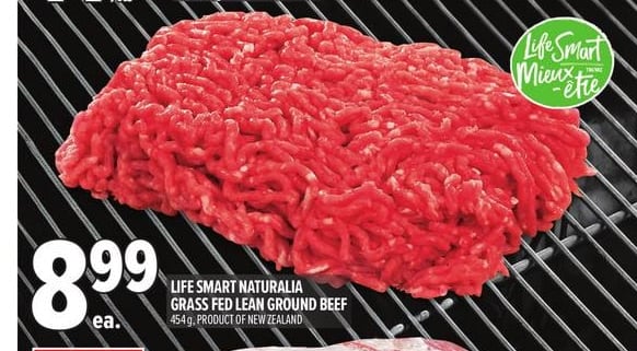 LIFE SMART NATURALIA GRASS FED LEAN GROUND BEEF