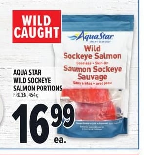 AQUA STAR WILD SOCKEYE SALMON PORTIONS