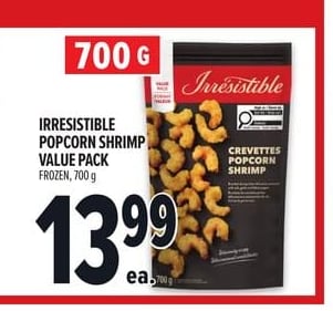 IRRESISTIBLE POPCORN SHRIMP VALUE PACK