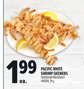 PACIFIC WHITE SHRIMP SKEWERS