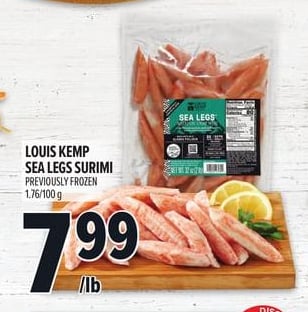 LOUIS KEMP SEA LEGS SURIMI