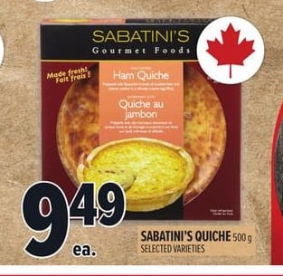 SABATINI'S QUICHE