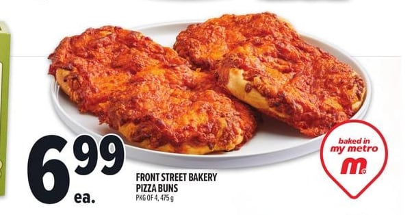 FRONT STREET BAKERY PIZZA BUNS