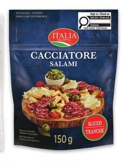 ITALIA MINI STICKS OR SLICED SALAMI