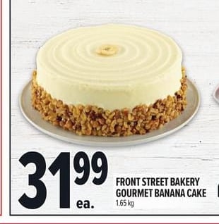 FRONT STREET BAKERY GOURMET BANANA CAKE