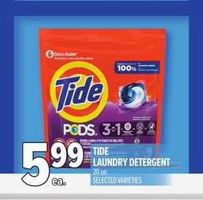 TIDE LAUNDRY DETERGENT