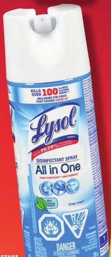 LYSOL AIR DISINFECTANT SPRAY
