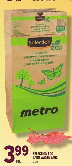 SELECTION ECO YARD WASTE BAGS