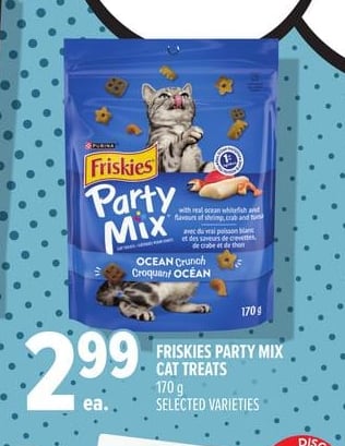 FRISKIES PARTY MIX CAT TREATS