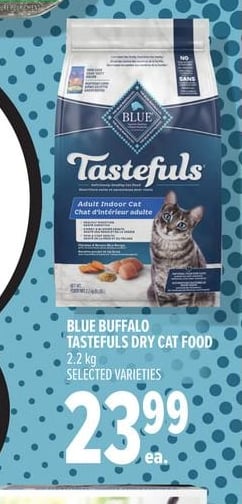 BLUE BUFFALO TASTEFULS DRY CAT FOOD