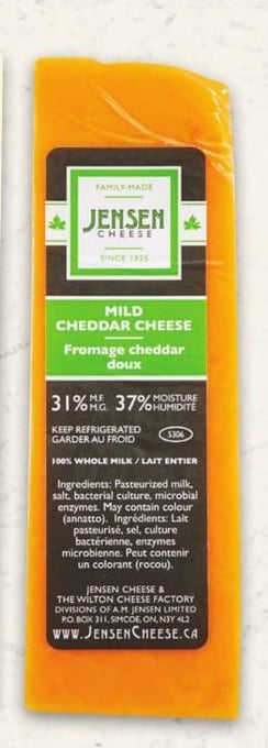 JENSEN CHEDDAR CHEESE