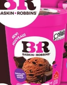 BASKIN-ROBBINS ICE CREAM SANDWICHES OR TUBS