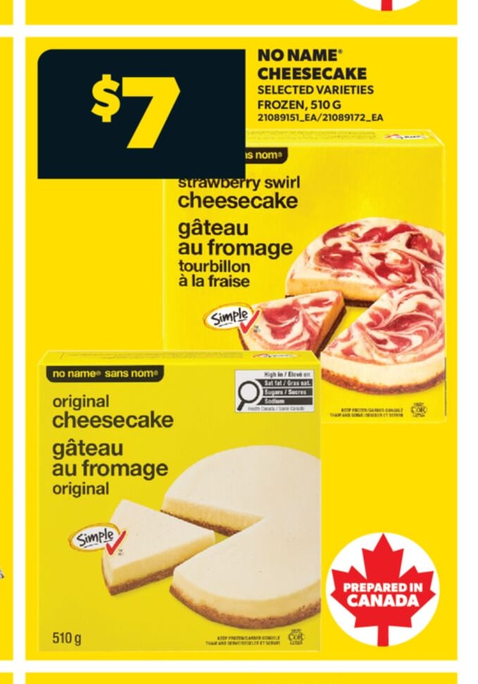 NO NAME® CHEESECAKE, 510 G