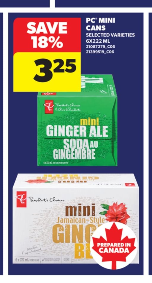 PC·MINI CANS, 6X222 ML