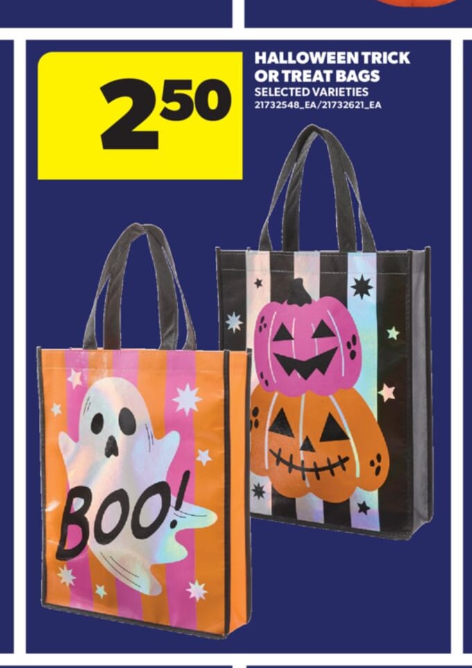 HALLOWEEN TRICK OR TREAT BAGS