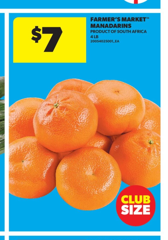 FARMER'S MARKET™ MANDARINS, 4 LB