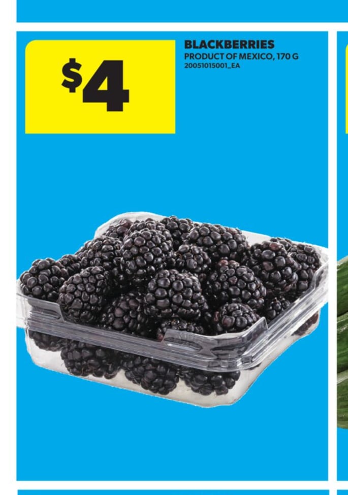 BLACKBERRIES, 170 G