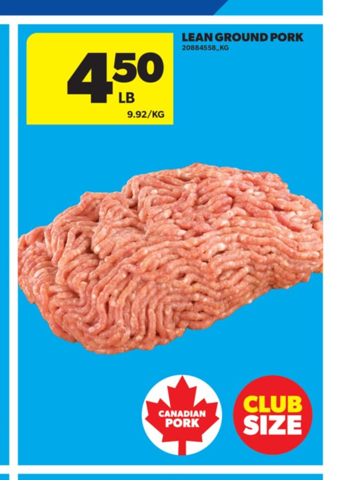LEAN GROUND PORK