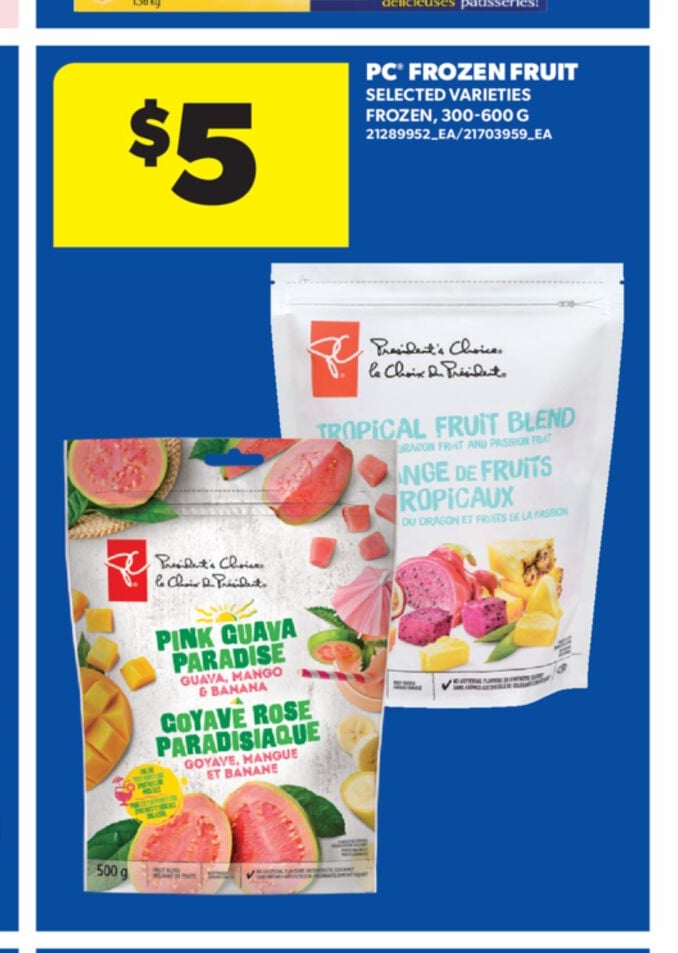 PC FROZEN FRUIT, 300-600 G