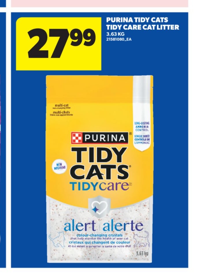 PURINA TIDY CATS TIDY CARE CAT LITTER, 3.63 KG