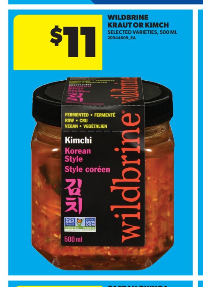 WILDBRINE KRAUT OR KIMCH, 500 ML