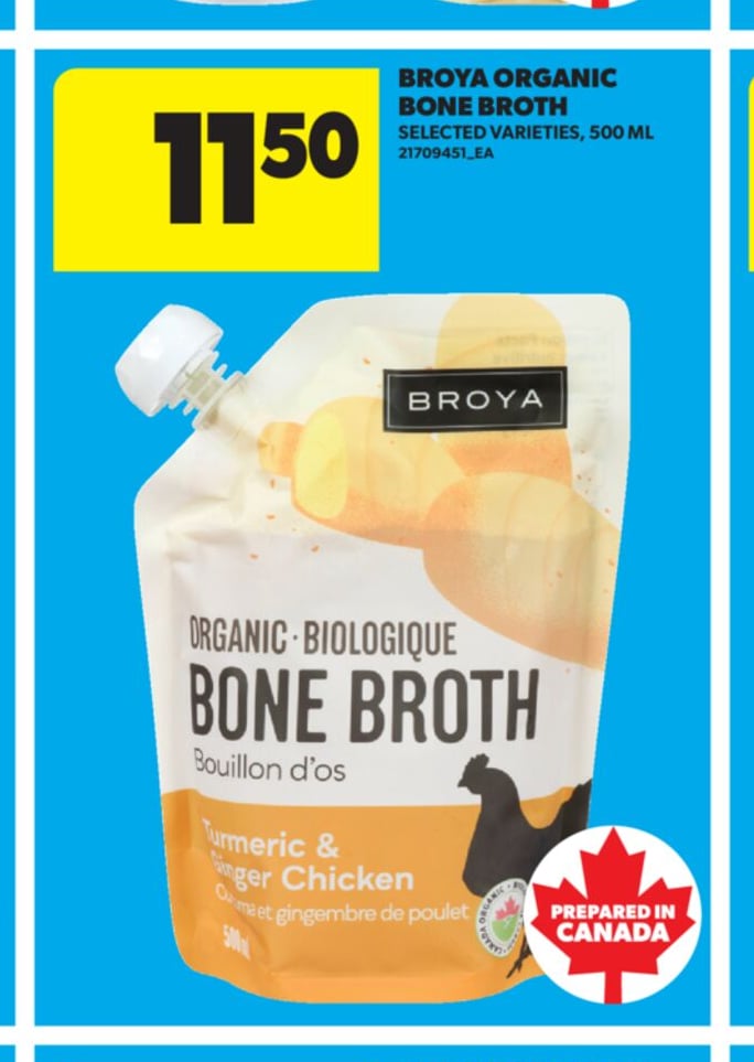 BROYA ORGANIC BONE BROTH, 500 ML