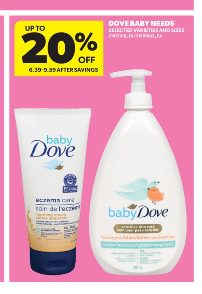 DOVE BABY NEEDS