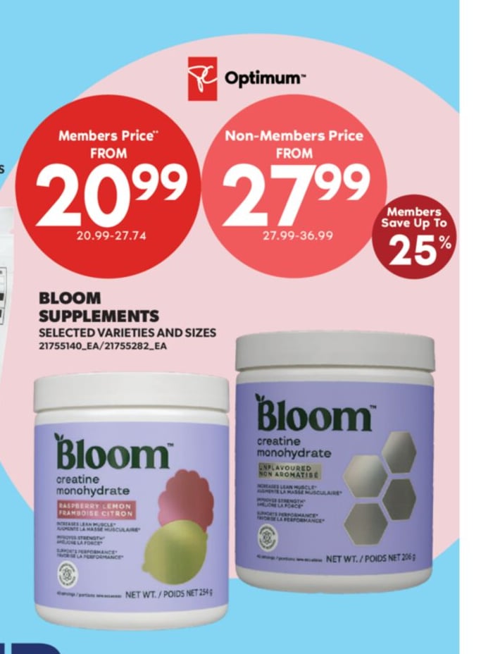 BLOOM SUPPLEMENTS