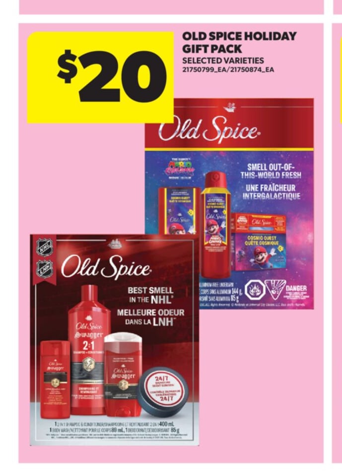 OLD SPICE HOLIDAY GIFT PACK